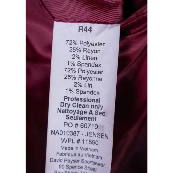 Nautica Men's 44R Sports Coat Jacket Blazer Polyester Blend Two Button Casual - Picture 12 of 15